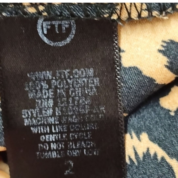 Fashion to Figure Leopard Print Jumpsuit Romper Size 2 Womens Stylish Back Brown - Picture 13 of 13